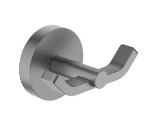 Крючок двойной Aquatek Бетта AQ4602BGM шлифованный чёрный хром